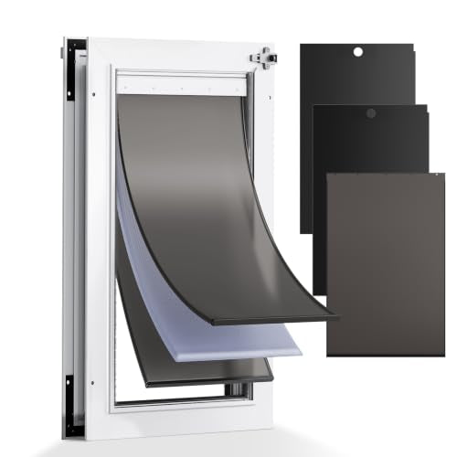 Tiylibe Pet Door in Large, White