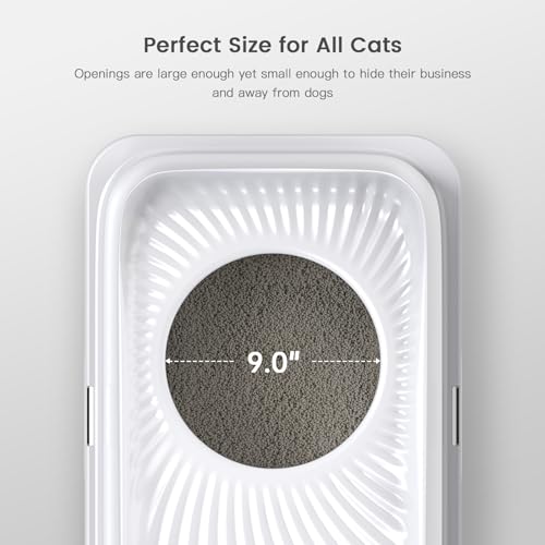 WoofiGo Litter Box in Large, 7 - White (Pack of 1)