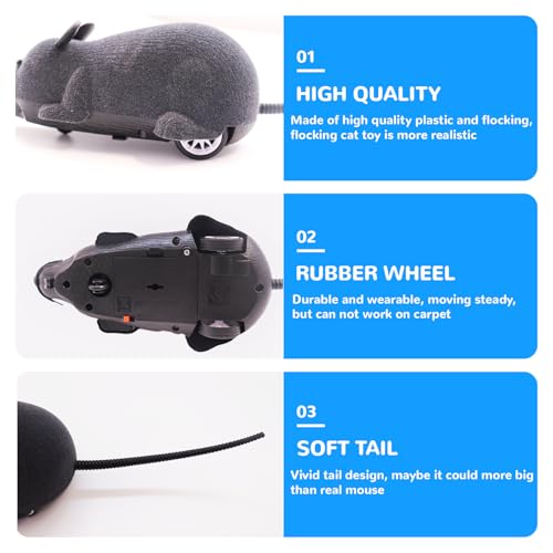 Pixibond Pet Toy in 15 x 9 x 7cm/5.9 x 3.5 x 2.8inch, Grey