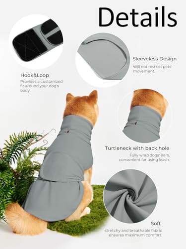 Haloumoning Pet Apparel in X-Small, Grey