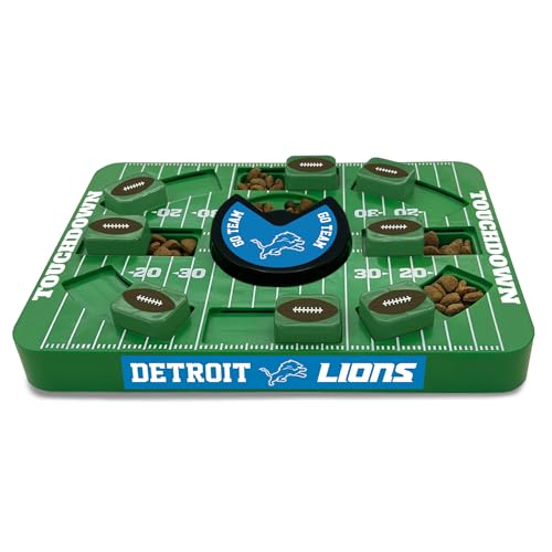 Pets First Pet Feeder in Large, DETROIT LIONS