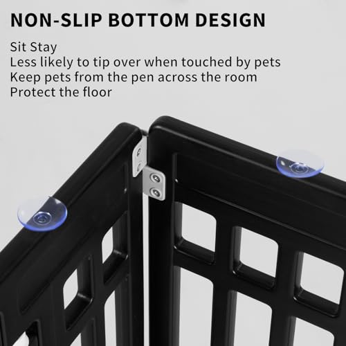 Gupamiga Pet Playpen in Black