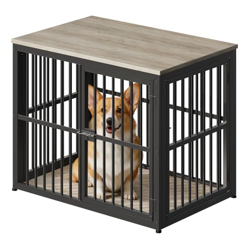Lyromix Animal Cage in 33.1"L x 22.1"W x 26.0"H, Ancient gray