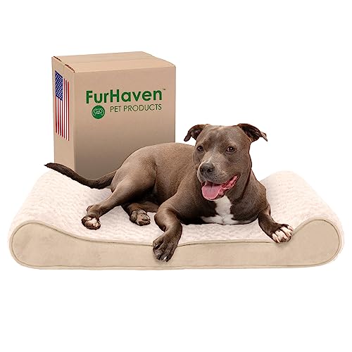 Furhaven Pet Bed Mat in Large, Ultra Plush (Cream)