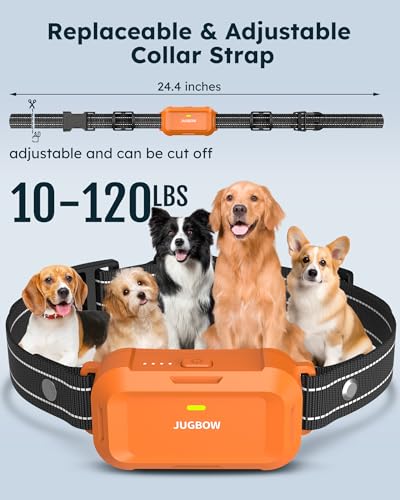 Jugbow Animal Collar in 2 Count (Pack of 1), Orange 2 pack