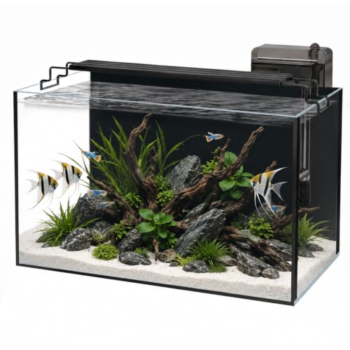 minilake Vivarium in 10 Gallon, Black