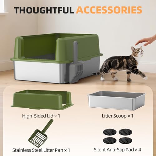 WoofiGo Litter Box in X-Large, 2 - Green (Pack of 1)
