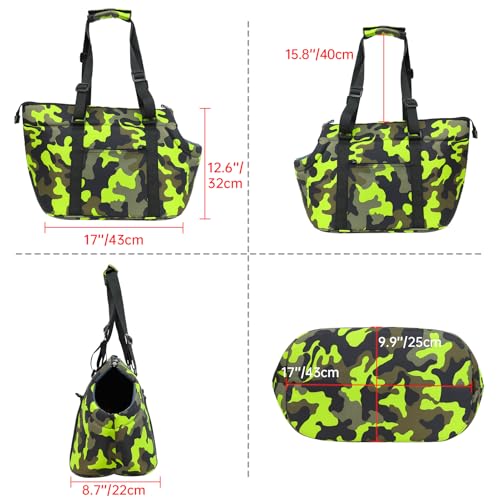 DELTAMANN Animal Carrier in 23.0"L x 6.0"W x 12.6"H, Camouflage Green