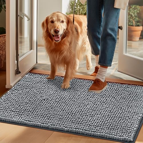 EHEYCIGA Pet Bed Mat in 36x24inch, Grey
