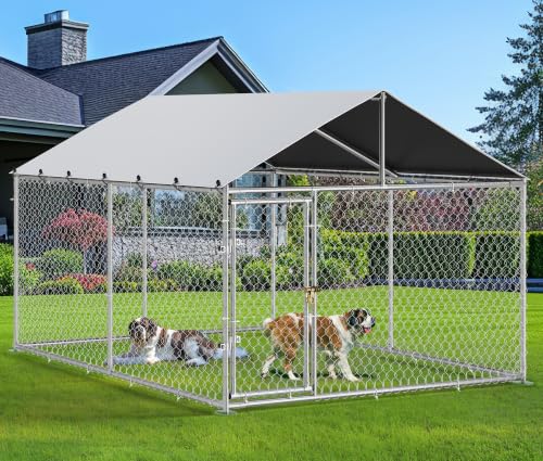 DWVO Animal Cage in 10' x 10', Silver
