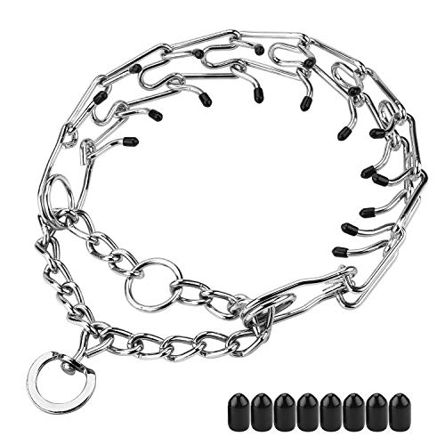 Aheasoun Animal Collar in Large, 4.0mm, 23.6-Inch, Silver