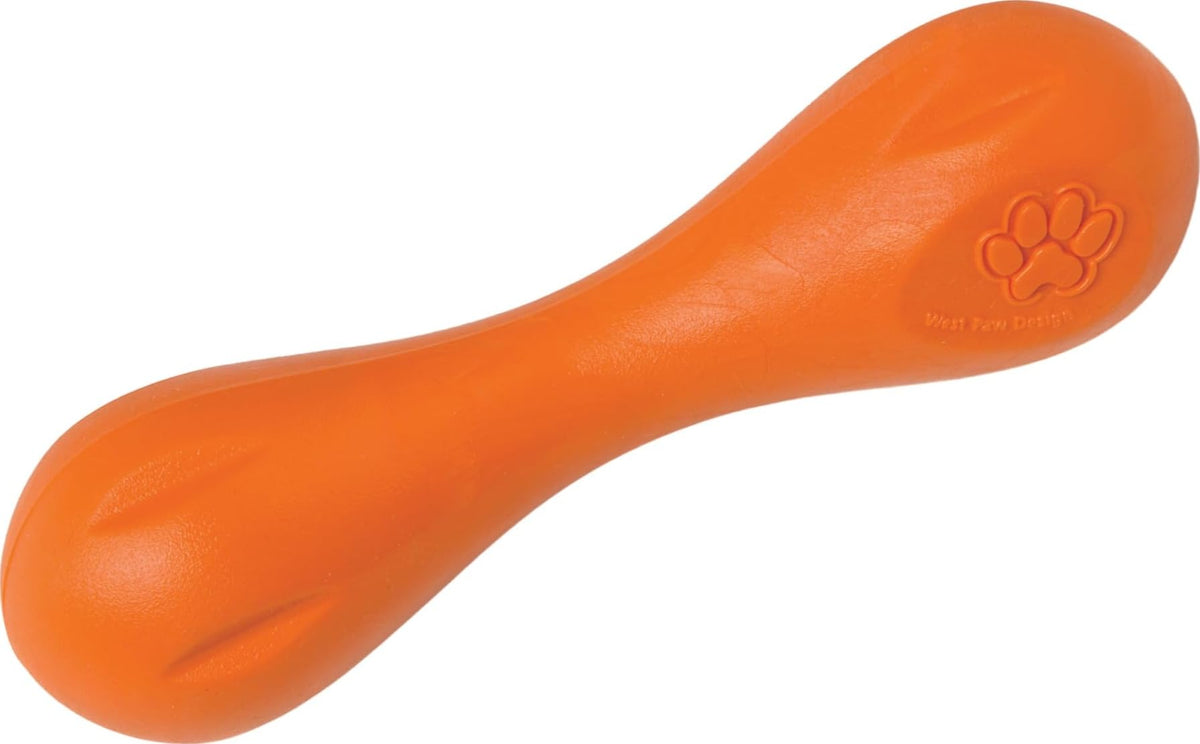 WEST PAW Pet Toy in Small, Tangerine