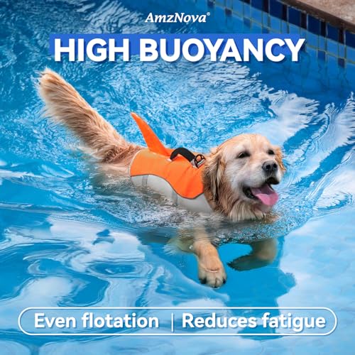 AMZNOVA Pet Apparel in XS: 13-18in (Chest Girth), Bright Orange