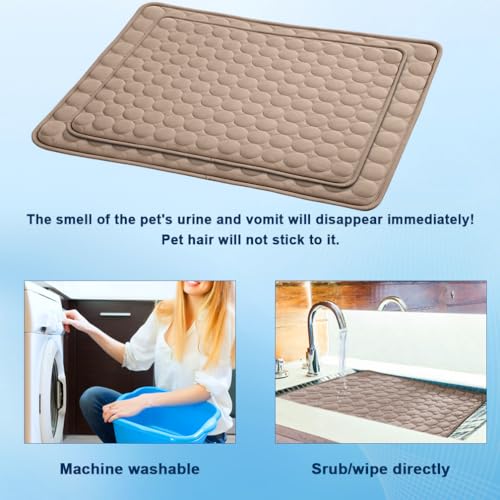 MeiLiMiYu Pet Bed Mat in 28x22 in, Coffee