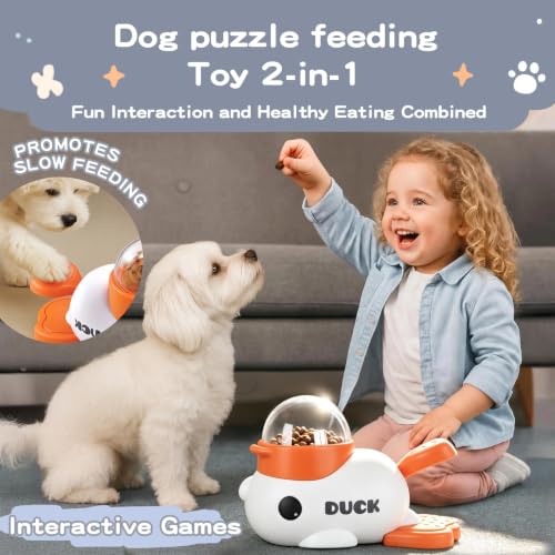 Star&Mi Pet Feeder in Duck-White