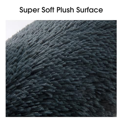 HOMBYS Pet Bed Mat in 25"x8"x4", Dark Grey