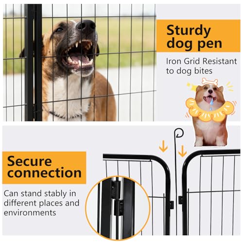 FDW Pet Playpen in Black