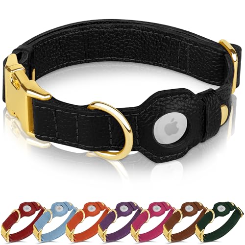 BUDKAS Animal Collar in XS, 9"-12" Neck Fit, Black