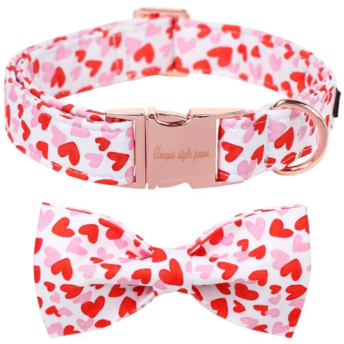 Unique style paws Animal Collar in S, heart-bow