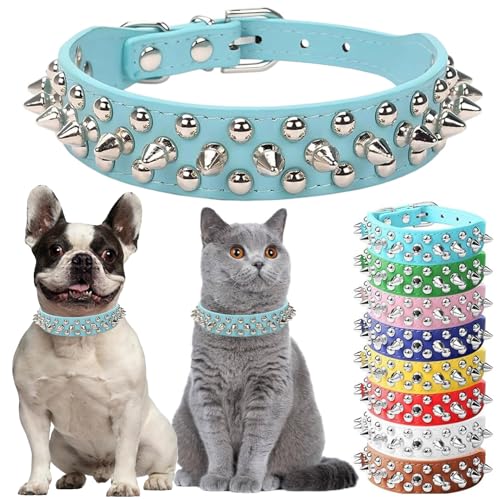 PSPORT Animal Collar in XXS(Neck 6-8"), Light Blue