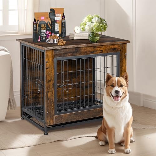 Shintenchi Animal Cage in 27.2"L x 20.1"W x 23.6"H, Black
