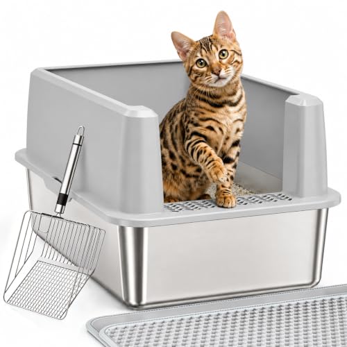WoofiGo Litter Box in X-Large, XL-Cool Grey