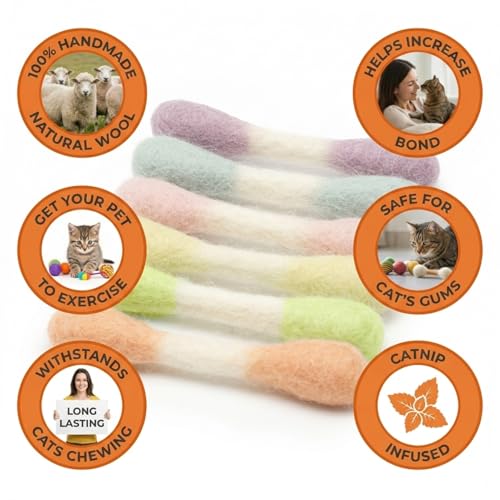 Glaciart One Pet Toy in Mini, Pastel Tips