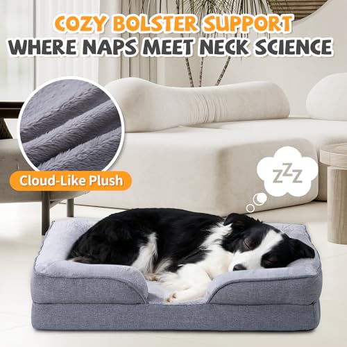 Makigued Pet Bed Mat in 35"L x 25"W x 6.7"Th, Dark Brown
