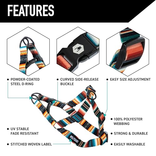 Wolfgang Man & Beast Animal Harness in Small (5/8 Inch x 12-18 Inch), LostArt Print