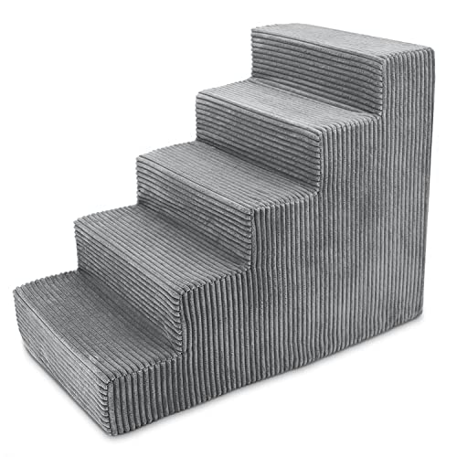 Best Pet Supplies Animal Stair in H: 22.5 Inches, Gray