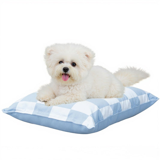 UWELL PETS Pet Bed Mat in Small, Blue and white