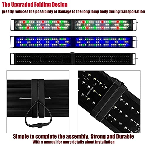 KZKR Lamp in Remote Control Multicolor 48-60 Inch(24+24"), mutil
