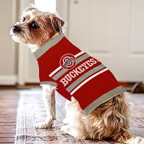 Pets First Pet Apparel in X-Small, Ohio State Buckeyes
