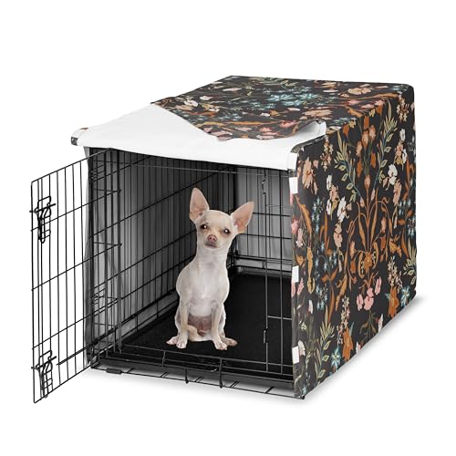 Sweet Jojo Designs Animal Cage in 24.0"L x 20.0"W x 18.5"H, Wild Flower Black