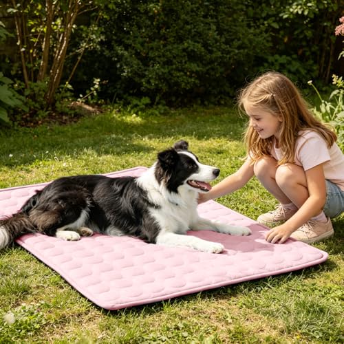 MeiLiMiYu Pet Bed Mat in 40x28 in, Pink