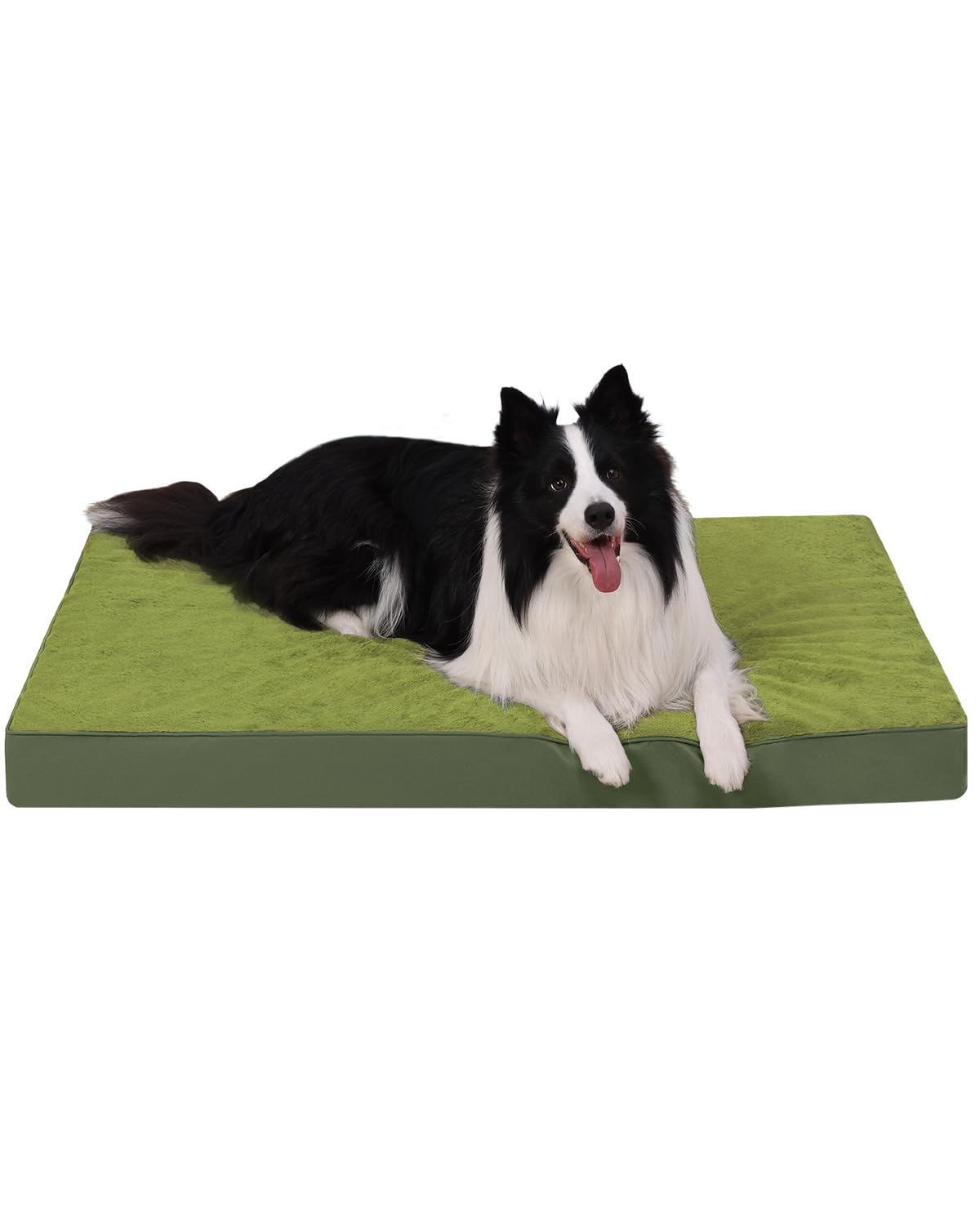 KSIIA Pet Bed Mat in 47.0"L x 29.0"W x 4.0"Th, Green