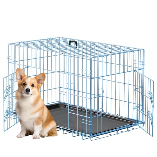 FDW Animal Cage in 30.0"L x 18.0"W x 20.0"H, Blue