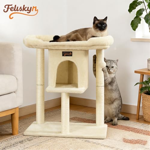 Feliskyn Pet Activity Structure in 28 Inches, Beige