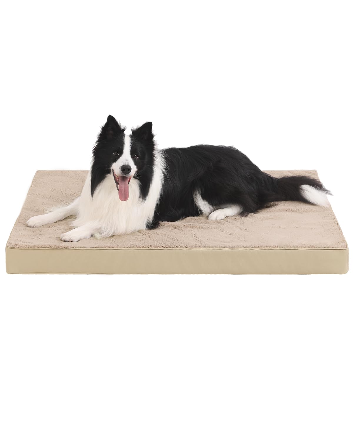 KSIIA Pet Bed Mat in 41.0"L x 27.0"W x 3.0"Th, Khaki