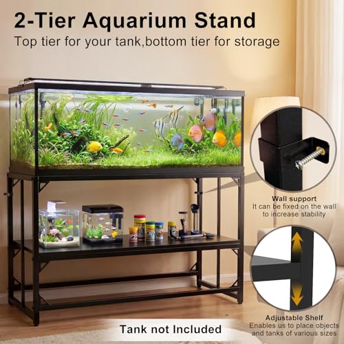 MEWSDEN Item Stand in (50 Gallon)47.8"x19.7", Black