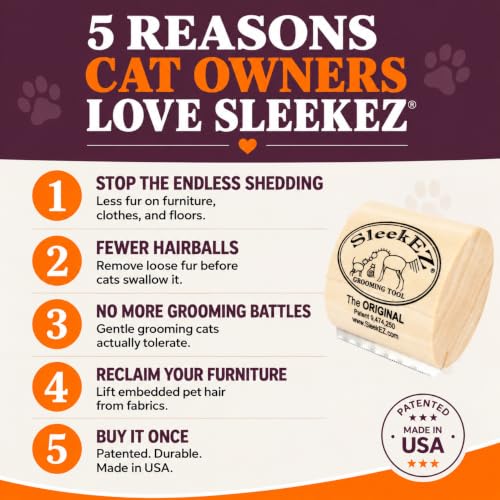 SleekEZ Hair Brush in 5 Inch - (2 Pack), Multi-colored