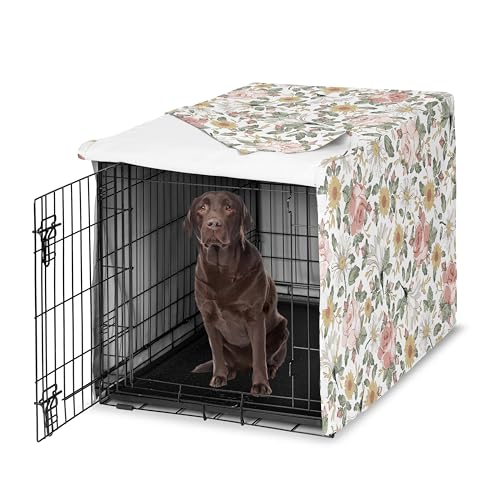 Sweet Jojo Designs Animal Cage in 42.0"L x 30.0"W x 28.5"H, Vintage Floral Pink and Green