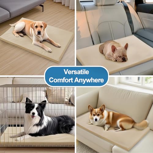 Liliowons Pet Bed Mat in 36"L x 23"W, Khaki