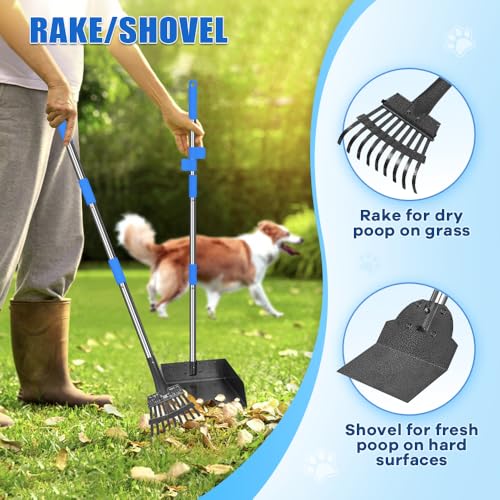 GUOOUG Pet Supplies in pooper scooper for large dogs, 1. Blue