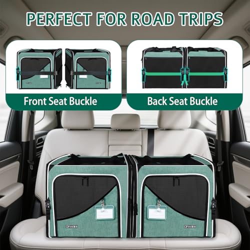Petskd Animal Carrier in 38.0"L x 17.0"W x 18.0"H, Green
