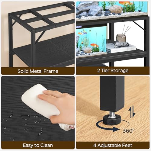 MAHANCRIS Item Stand in 40-50 Gallon, Black