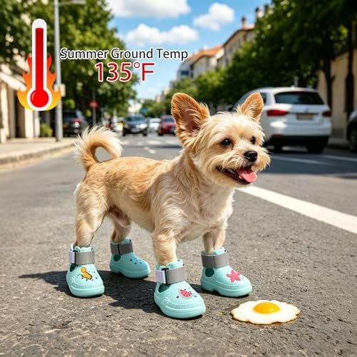 KOOLTAIL Paw Hoof Protector in 3#(Paw Width 1.6-2in), Green