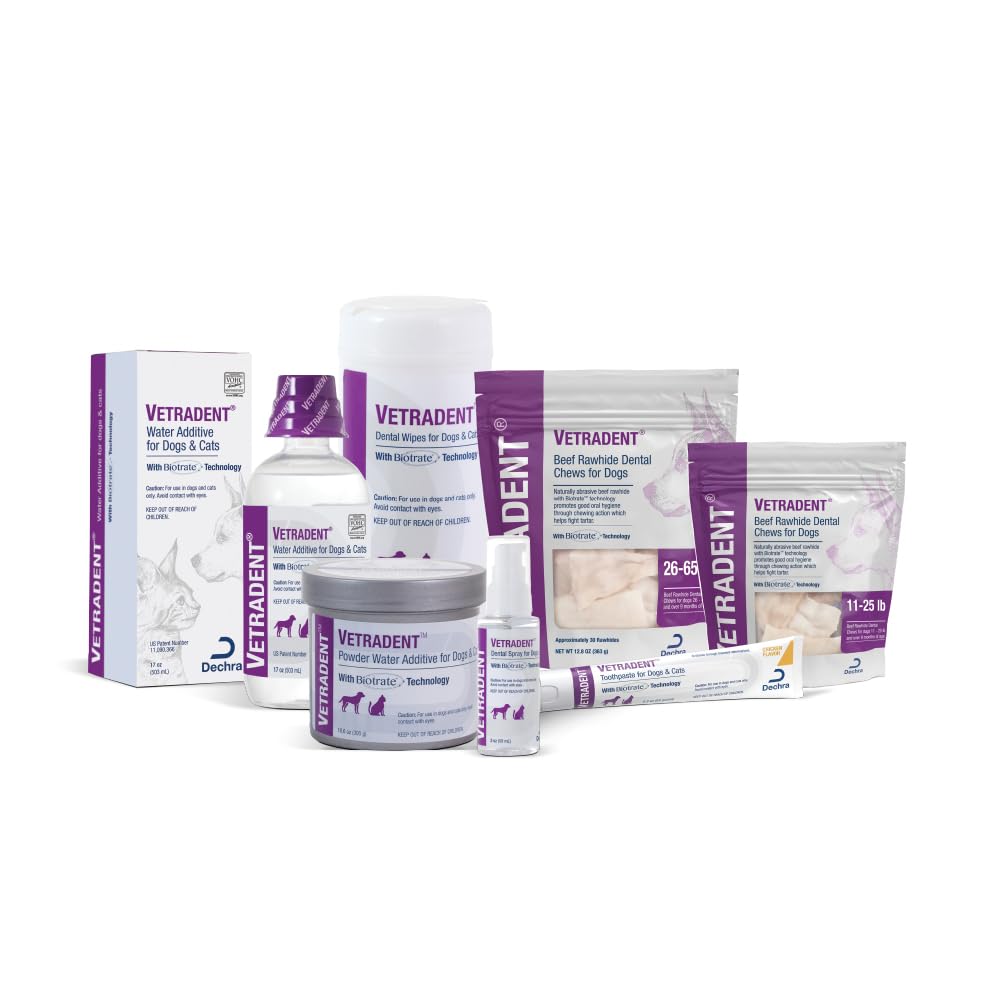 Vetradent Pet Supplies in 60ct, White