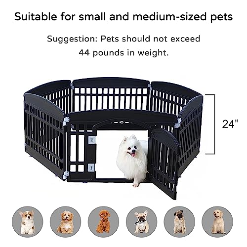 Gupamiga Pet Playpen in Black