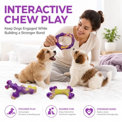 Frienhund Pet Toy in Small, Purple(Small)